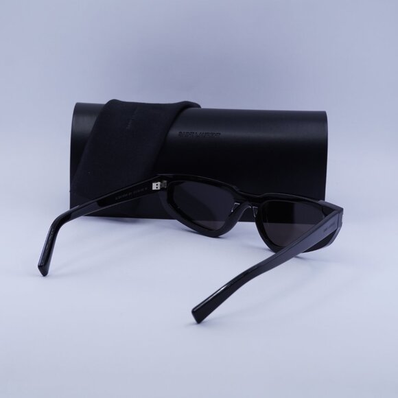 Saint Laurent SL634 NOVA 001 Cat Eye Sunglasses – Black - Picture 12 of 12